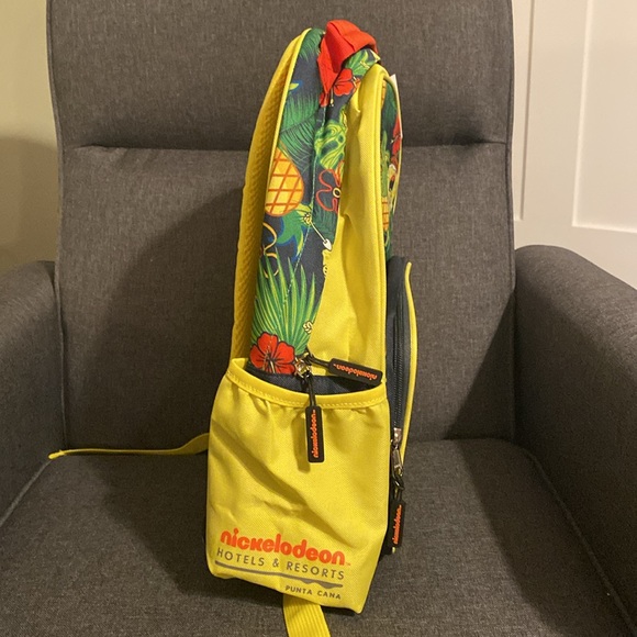 🆕SpongeBob SquarePants Backpack Nickelodeon Resorts Punta Cana 🍍 - Picture 8 of 16